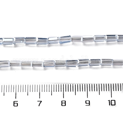Гальваническое покрытие прозрачные стеклянные бусины нити перламутровый блеск покрытие EGLA-H106-01A-PL06-1