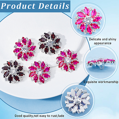 8 шт. 2-х цветные латунные пуговицы с тремя отверстиями на ножке BUTT-GF0003-57C-1