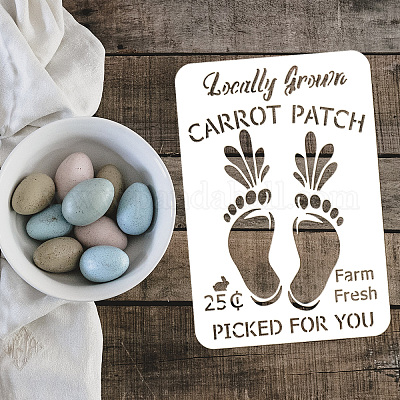 Carrot Patch| Reverse Canvas| Easter Sign | Farmhouse Easter Decor | Spring  Home Decor| Carrot patch