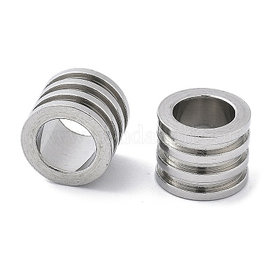 Европейские бусины из нержавеющей стали 303 STAS-B078-01P-02-1