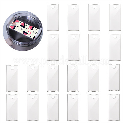 2 пакетик 2 стилей акриловые пустые этикетки большие подвески FIND-TA0004-77B-1