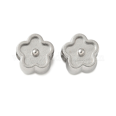 Европейские бусины из нержавеющей стали 304 STAS-D307-04A-P-1