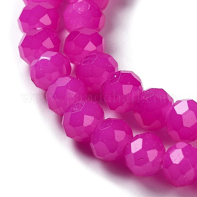 Запекание расписных стеклянных бусин с имитацией нефрита X-DGLA-A034-J8MM-A28-1