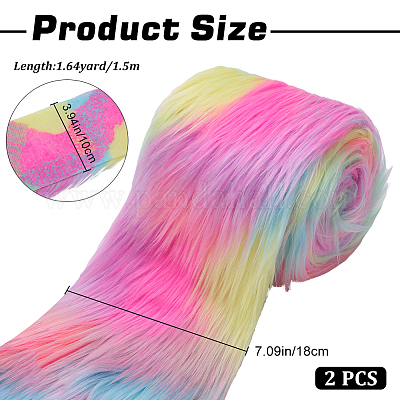 Ткань из искусственной шерсти на Рождество BJEW-WH0514-13E-1