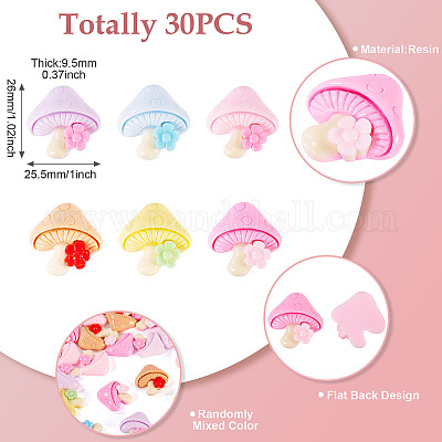 Кабошоны из непрозрачной смолы CRES-TA0001-46-1