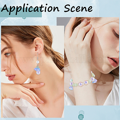 200 шт. стеклянные колпачки для изготовления колокольчиков GLAA-SP0001-03D-1