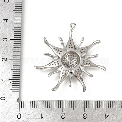 Латунные микро проложить кубического циркония подвески KK-M322-47B-P-1