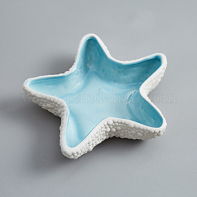 Piatti per gioielli in ceramica con stelle marine all'ingrosso 