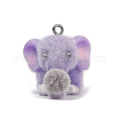 Подвески из флокированной смолы RESI-P044-02A-P-1