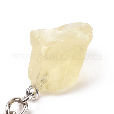 Натуральный цитрин брелок G-E155-04P-03-1