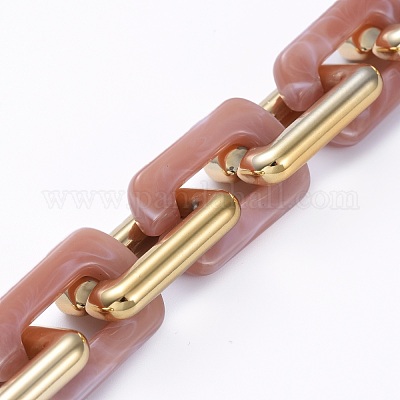 Пластиковые бостонские звенья ручной работы ccb AJEW-JB00683-06-1