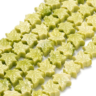 Резные бусины из синтетического коралла&nbsp;BSHE-H114-02A-1