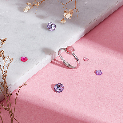 1 шт. 925 регулируемых кольца из стерлингового серебра STER-BC0002-66P-02-1