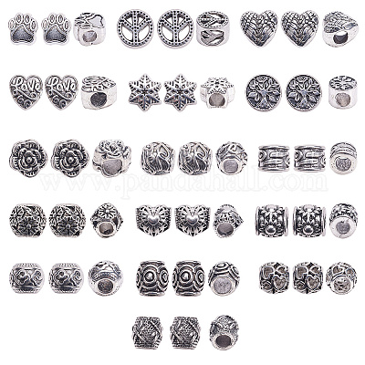 16/48pcs Tibetan Gold/Silver 3 Hole Connectors Charm Spacer Beads Findings 