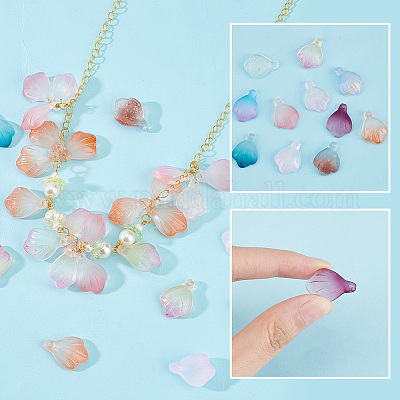 96шт 8 цвета подвески ручной работы лэмпворк LAMP-PH0001-23-1