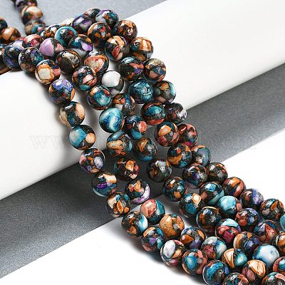 Природные Говлит бисер нитей G-Q017-C03-03-1