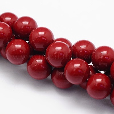 Оболочки жемчужина бисер нитей BSHE-L026-01-10mm-01-1