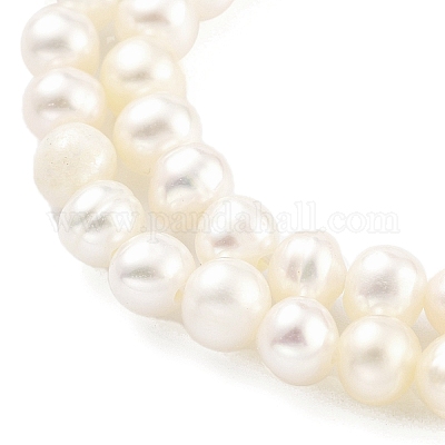 Нити из натурального культивированного пресноводного жемчуга PEAR-C003-08E-1