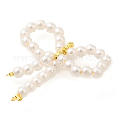 Подвески из бисера и жемчуга из АБС-пластика KK-S396-34G-1