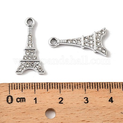 Подвески со стразами из сплава с ультрафиолетовым покрытием FIND-A054-07P-1