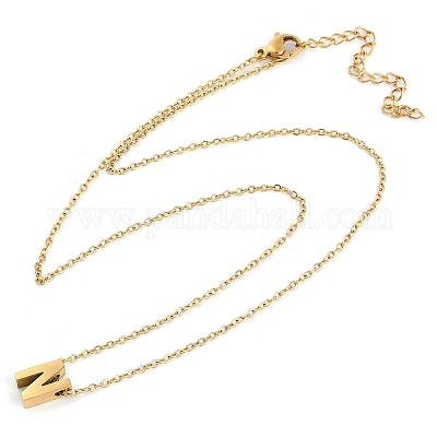 Ионное покрытие(ip) 304 нержавеющая сталь подвески ожерелья NJEW-R050-01G-14-1