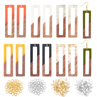 1 коробка 70 шт. наборов для самостоятельного изготовления висячих сережек DIY-OC0006-13-1