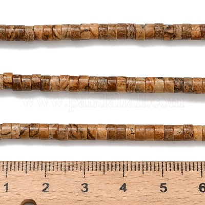 Естественного изображения яшмы бисер нитей G-Z110-A12-2x4mm-1