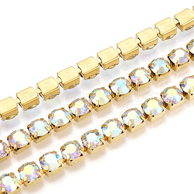 Цепочки из стразов CHC-T001-SS28-02G-1