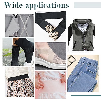 2 шт. нейлоновая эластичная лента 2 цветов&nbsp;EC-CA0001-01-1