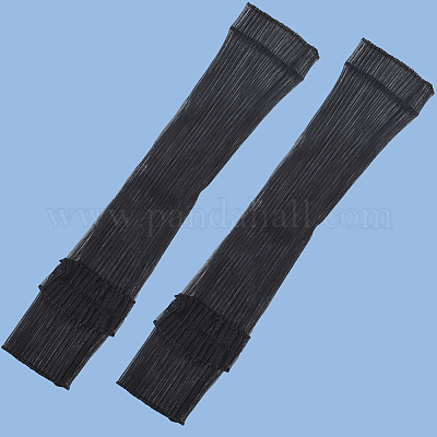 Нарукавники из полиэстерового кружева для женщин AJEW-WH20007-88A-1