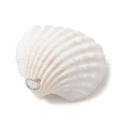 Подвески-ракушки из медной проволоки PALLOY-JF02710-01-1