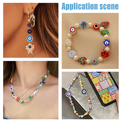 56 шт. 7 цвета ccb пластиковые европейские бусины CCB-DC0001-06-1