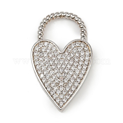 Латунные микро проложить кубического циркония подвески KK-M322-40P-1