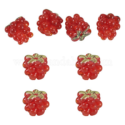 4pcs cuentas de lampwork hechas a mano&nbsp;LAMP-TA0002-24G-1