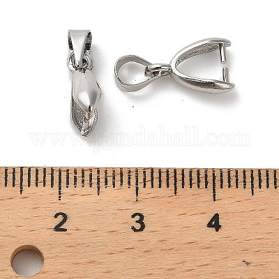 Латунные держатели кулонов с покрытием стойки KK-R211-05P-1