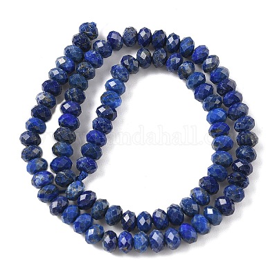 Natürliche Lapislazuli Perlenstränge&nbsp;G-D344-A17-1