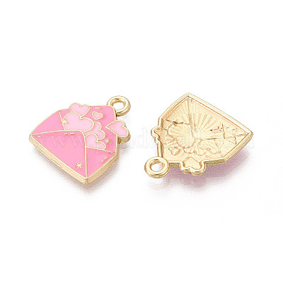 Подвески из эмали и сплава&nbsp;ENAM-T024-07B-G-1