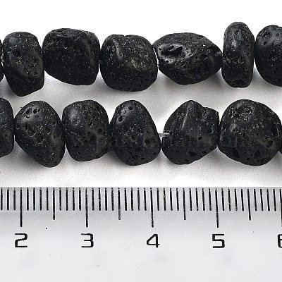 Бусы из натуральной лавы G-D085-A01-02-1