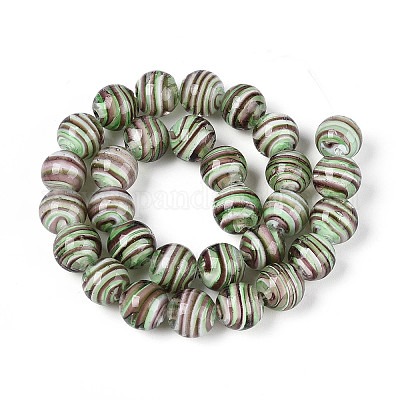 Бусы лэмпворк ручной работы&nbsp;LAMP-T023-30E-1