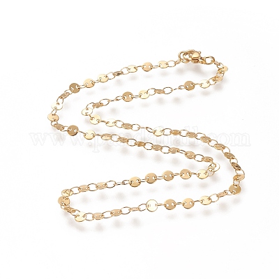 Ожерелья из цепочек из нержавеющей стали 304 NJEW-I238-14C-G-1