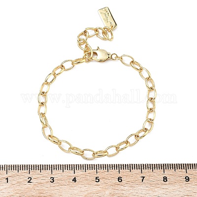Messing ketten ketten armbänder&nbsp;KK-C251-35G-1