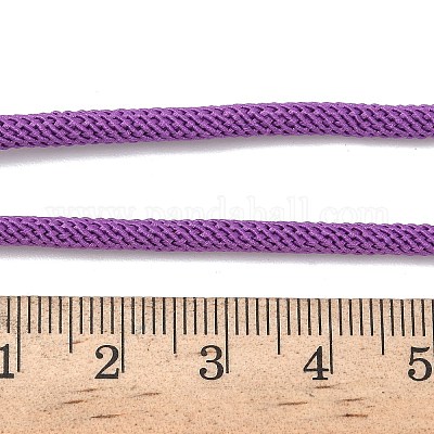 Изготовление ожерелий из нейлонового шнура милан толщиной 3 мм NJEW-H084-01G-39-1
