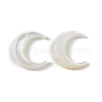 Натуральные белые бусины из ракушек SSHEL-M021-14-1