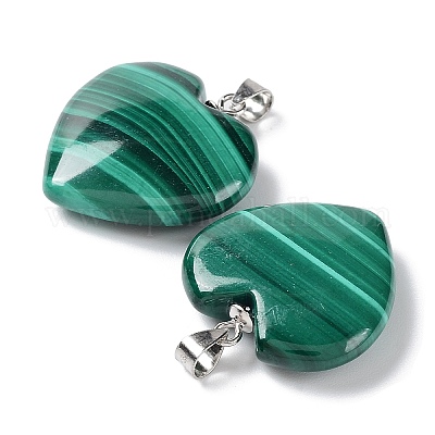 Природного малахита подвески G-M407-04A-P-1