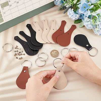 Key Fob Collection Leather Pattern, PDF Template 