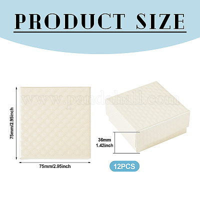 Подарочные коробки для хранения из фактурного картона с ромбами X1-CON-TAC0010-03B-03-1