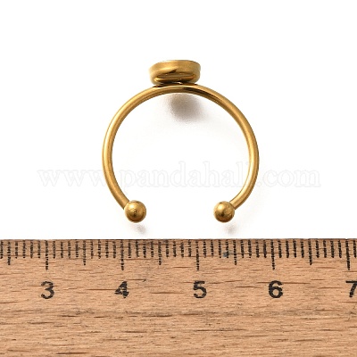 Offene Manschettenringkomponenten aus Edelstahl 304&nbsp;STAS-M057-01B-G-1