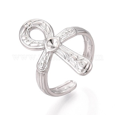 Компоненты кольца-манжеты из нержавеющей стали 304 с крестом анкх STAS-N108-60P-1