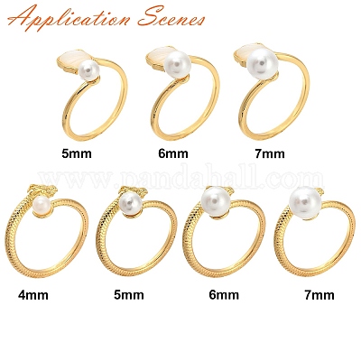 Латунный колышек для установки открытого манжетного кольца&nbsp;LS-KK-G518-10G-01-1