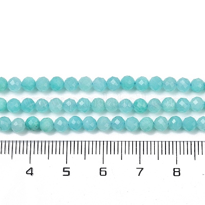 Природных амазонит бисер нитей G-I379-A02-02-1